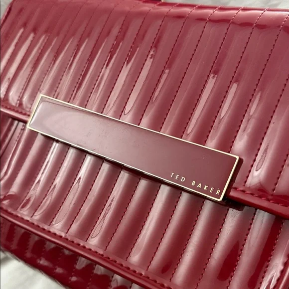 Ted Baker Deep Red Large Satchel - Picture 2 of 16